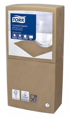 Tork szalvéta koktél, 24/2 KEKSZ, 200 lap/csg, 12csg/karton