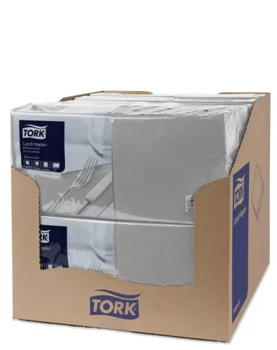 Tork szalvéta Lunch Advanced 33/2 SZÜRKE, 200 lap/csg, 10csg/karton