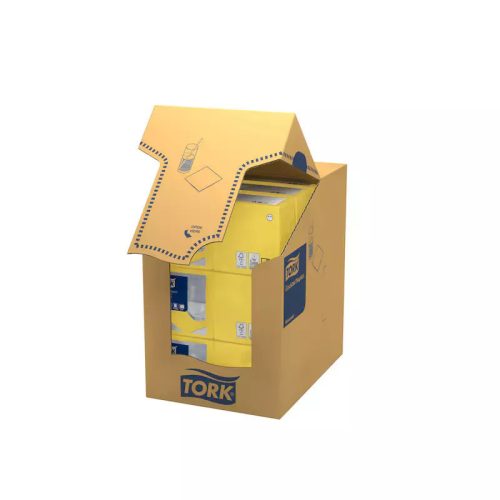 Tork szalvéta koktél, 24/2 SÁRGA, 200 lap/csg, 12csg/karton