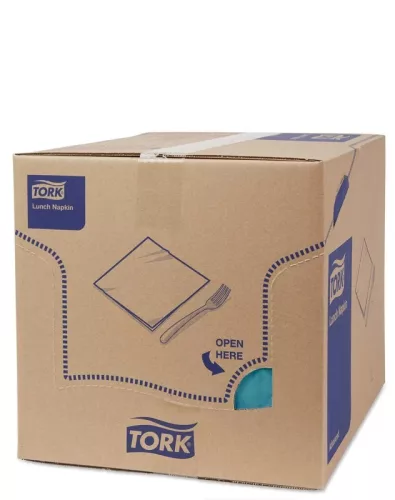 Tork szalvéta Lunch Advanced 33/2 KÉKESZÖLD, 200 lap/csg, 10csg/karton