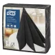 Tork szalvéta Linstyle, premium textilhatású, FEKETE, 39/1, 50db/csg, 12csg/karton
