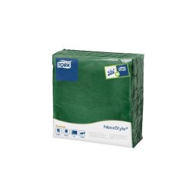   Tork szalvéta Nexxstyle Range Premium 38X39cm, 2 rétegű, SÖTÉTZÖLD, 50 lap/csg, 18csg/karton