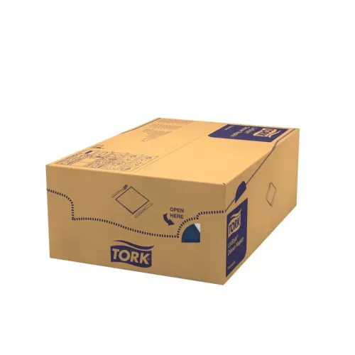 Tork szalvéta Linstyle, premium textilhatású, KÉK, 39/1, 50db/csg, 12csg/karton