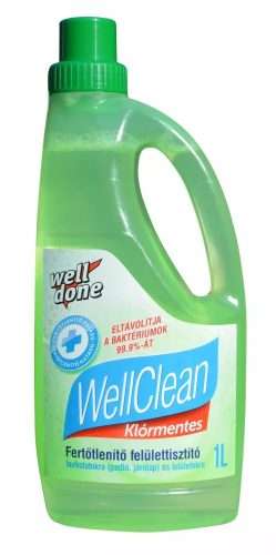 Well Done WellClean Fertőtlenítő felülettisztító 1L