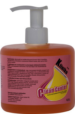 Clean Center Kliniko-Soft folyékony fertőtlenítő kéztisztító szappan 0,5L