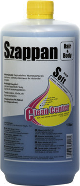 Clean Center Soft hair&body sampon, tusfürdő szappan 1L
