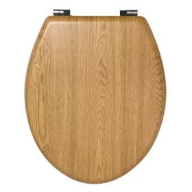 WC ülőke, MDF, hegyibükkfa mintázatú, cink zsanérokkal