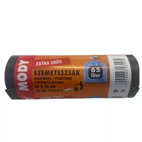   Szemeteszsák Mody (60X70, 65L, 20db/tek, 25tek/karton) Fekete