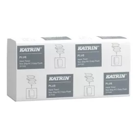   Katrin Plus Non Stop M2 Easy Flush Z hajtogatott, 2 rétegű, fehér, 24X20,3cm/lap, 160 lap/csg, 15csg/karton