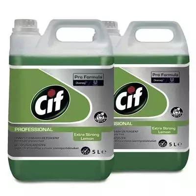 Cif Dishwash kézi mosogatószer 5L (2db/karton) Extra Strong Lemon