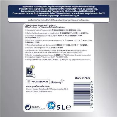 Cif Window/Multisurface ablak és felülettisztítószer 5L