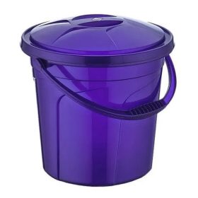 Vödör Poly Time műanyag 10L, levehető fedéllel