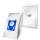 Porzsák Sqoon basic, Easy Lite 8021 - AEG/Philips (4db/csomag)