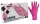 Guarder Pink gumikesztyű nitril púdermentes rózsaszín "M" 100 db/doboz (10doboz/karton)