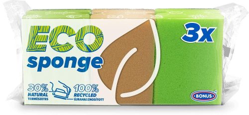 Bonus Formázott mosogatószivacs 3db/csg