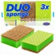 Bonus+ DUO karcmentes mosogatószivacs 3db/csg (24csg/karton)