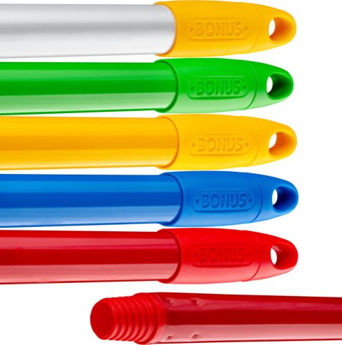 Bonus nyél alukróm heavy duty, 140cm, csavaros végű - Kék