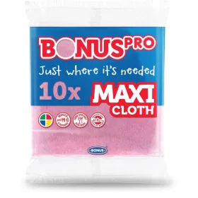   BonusPro MAXI Általános törlőkendő pink 10db/csg  (20csg/karton)