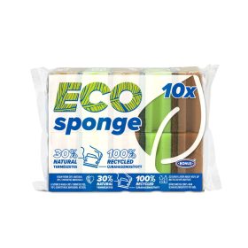   Bonus mosogatószivacs, formázott, Eco Sponge 10db/csg (10csg/gyűjtő, 120csg/karton)