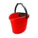 Bonus Felmosó vödör 18l + csavaró kosár (piros-fekete)