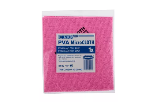 Bonus PVA mikroszálas törlőkendő (50db/karton) piros