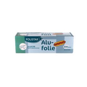   Folistar alufólia 300m/29cm tépőéllel ellátott dobozban (4tek/karton)
