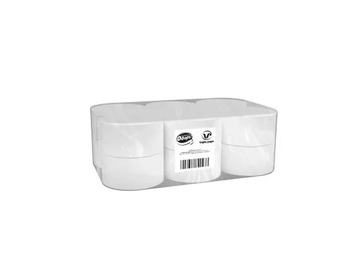 Ooops! toalettpapír mini Jumbo 19cm-es, 2r., fehér, 500lap/100m/tek, 12tek/karton, 44karton/raklap