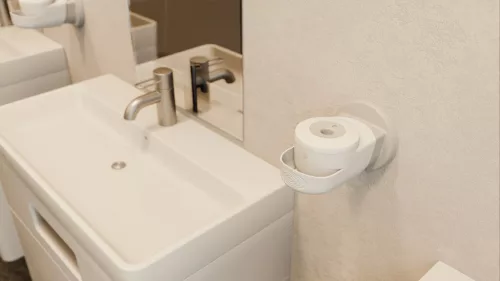 LESSEAU szilárd szappan kézmosó adagoló, manuális - fehér