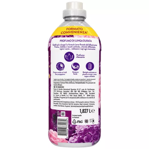 Lenor textilöblítő Amethyst - elegáns és érzéki illat 1,827 Liter 87 mosás