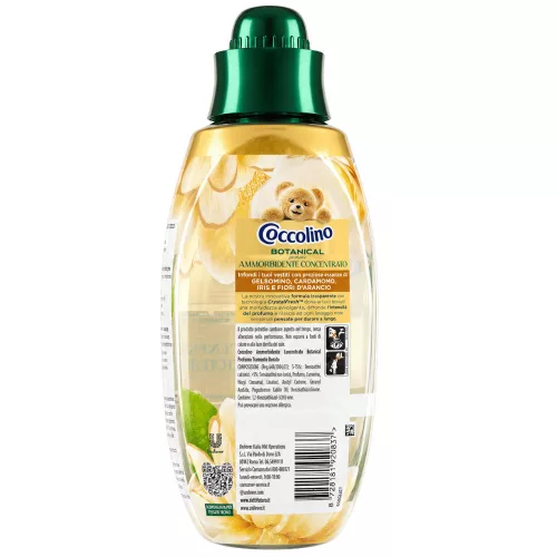Coccolino öblítő koncentrátum Botanical Tramonto Dorato mosóparfüm - elegáns, virágos és fűszeres illat 750ml
