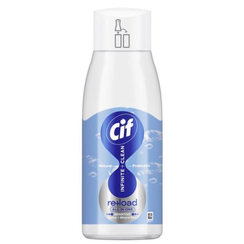 CIF Infinite+Clean All in One UTÁNTÖLTŐ 590ml Sensitive Lótuszvirág & Ásványi só