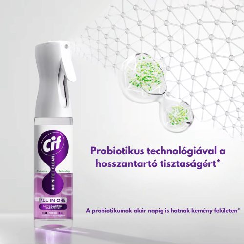 CIF Infinite+Clean All in One UTÁNTÖLTŐ 590ml Fresh Levendula & Eucaliptus