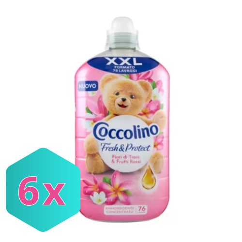 Coccolino Fresh&Protect öblítő 1,750L Fiori di Tiaré&Frutti Rossi KARTON - 6 db