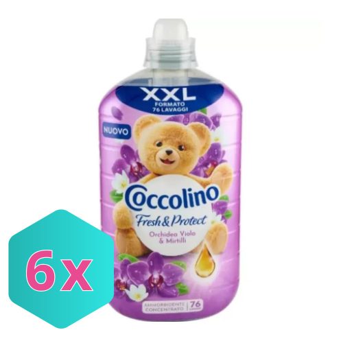 Coccolino Fresh&Protect öblítő 1,750L Orchidea Viola&Mirtilli KARTON - 6 db