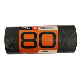 Mamuth szemeteszsák extra erős, 80L, 80x60cm, 20db/tekercs