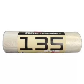   Mamuth szemeteszsák extra erős, 135L, 110x70cm, 10db/tekercs ÁTLÁTSZÓ/NATUR