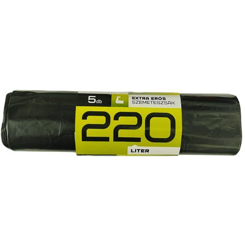 Mamuth szemeteszsák extra erős, 220L, 120x100cm, 10db/tekercs
