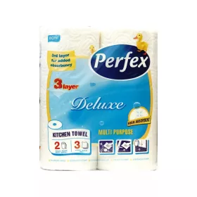   Perfex Boni Deluxe konyhai törlőpapír - 3 rétegű, 2 tekercses