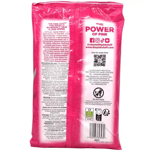 The Pink Stuff padlótisztító nedves törlőkendő (20db)