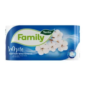 Tento Family Cotton Whiteness 8 tekercses toalettpapír