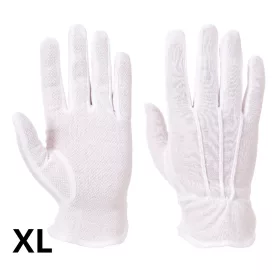 Portwest A080 textil kesztyű mikropontozott fehér "XL