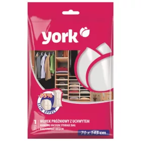 YORK akasztható vákuumos ruhatároló 70x145 cm