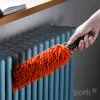 YORK mikroszálas portalanító mop nyéllel - narancssárga