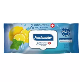   Freshmaker nedves törlőkendő, antibakteriális 120db/csomag