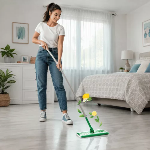 Swiffer Padlótörlő Utántöltőn NEDVES/WET citromos, 24 db/doboz