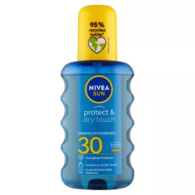   Nivea Protect&Dry Touch átlátszó hűsítő napozó spray FF30 200ml