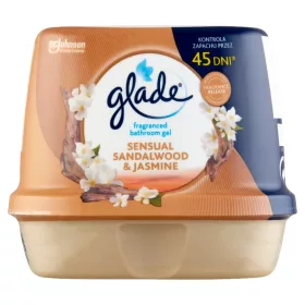   Glade Fürdőszobai Illatosító Zselé 180 g Sensual sandalwood/jasmine