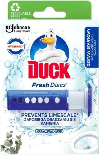 Duck Fresh Discs Eucalyptus WC-öblítő korong, 36 ml