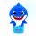 Baby Shark Daddy hab- és tusfürdő 350ml