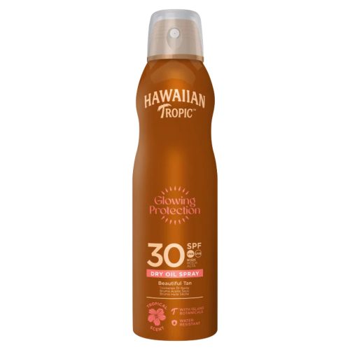 Hawaiian Tropic Glowing Protection Dry Oil Spray napvédő SPF30 180ml